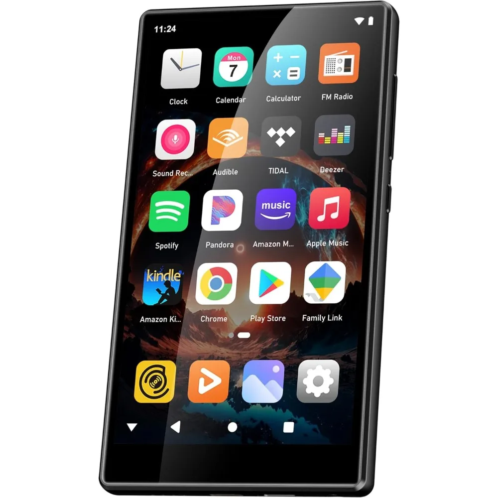 160GB MP3 Player, Bluetooth, WiFi, Spotify, Audible, Pandora, 4.7" Display, 512GB
160GB MP3 Player, Bluetooth, WiFi, Spotify, Audible, Pandora, 4.7" Display, 512GB