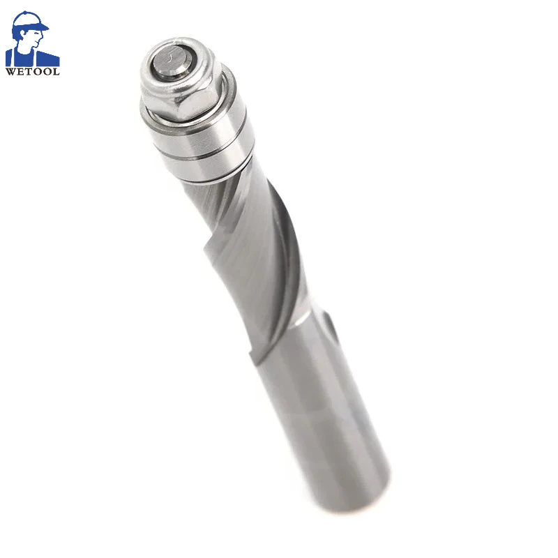 Flush Trim Solid Carbide Spiral top bearing cnc Router Bits 1/2" Shank compression-cut end mill bits face wood milling cutter
Flush Trim Solid Carbide Spiral top bearing cnc Router Bits 1/2" Shank compression-cut end mill bits face wood milling cutter