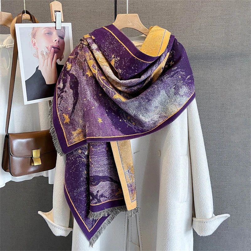 Cashmere Scarf for Women Thick Warm Winter Blanket Female Luxury Quality Pashmina Shawl Wrap Bufanda Poncho Echarpe Stoles
Cashmere Scarf for Women Thick Warm Winter Blanket Female Luxury Quality Pashmina Shawl Wrap Bufanda Poncho Echarpe Stoles