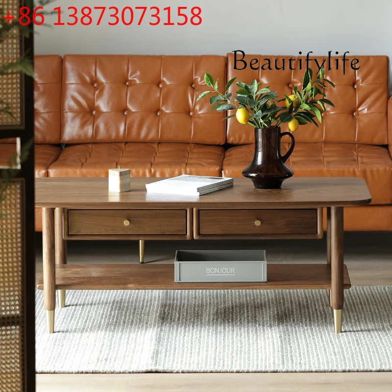 Чайный столик из цельного дерева в скандинавском античном стиле, бытовой минималистичный прямоугольный чайный столик
Чайный столик из цельного дерева в скандинавском античном стиле, бытовой минималистичный прямоугольный чайный столик