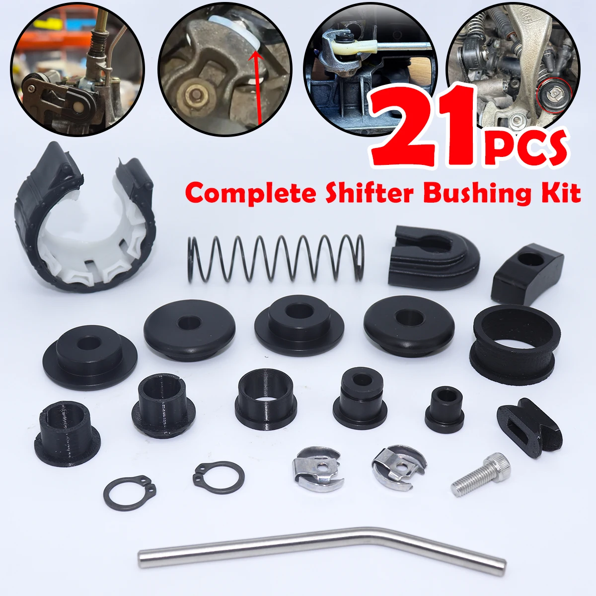 Upgraded Shifter Bushing Kit For VW Golf Seat Alhambra Arosa Skoda Octavia 1U Gearbox Enhance Shifter Lever Selector linkage End
Upgraded Shifter Bushing Kit For VW Golf Seat Alhambra Arosa Skoda Octavia 1U Gearbox Enhance Shifter Lever Selector linkage End