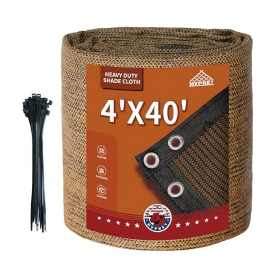 Садовая сетка-экран для уединения 4x40 футов, 180 г/м², сверхпрочная, 90% блокировка ветра, с усиленными краями и антикоррозийными люверсами
Садовая сетка-экран для уединения 4x40 футов, 180 г/м², сверхпрочная, 90% блокировка ветра, с усиленными краями и антикоррозийными люверсами