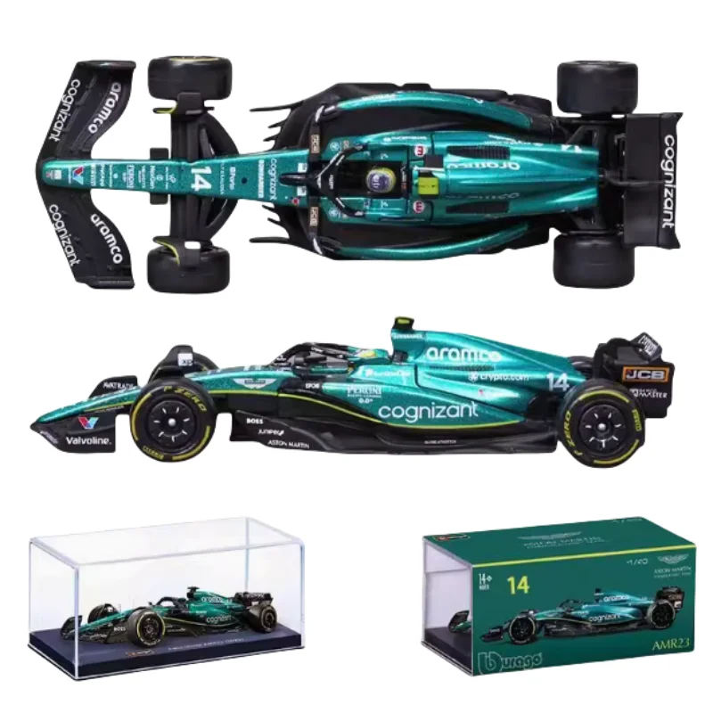 Bburago 1/43 Aston Martin AMR23 F1 Alonso alloy model car, children's collection of decorative toys, for friends holiday gifts.
Bburago 1/43 Aston Martin AMR23 F1 Alonso alloy model car, children's collection of decorative toys, for friends holiday gifts.