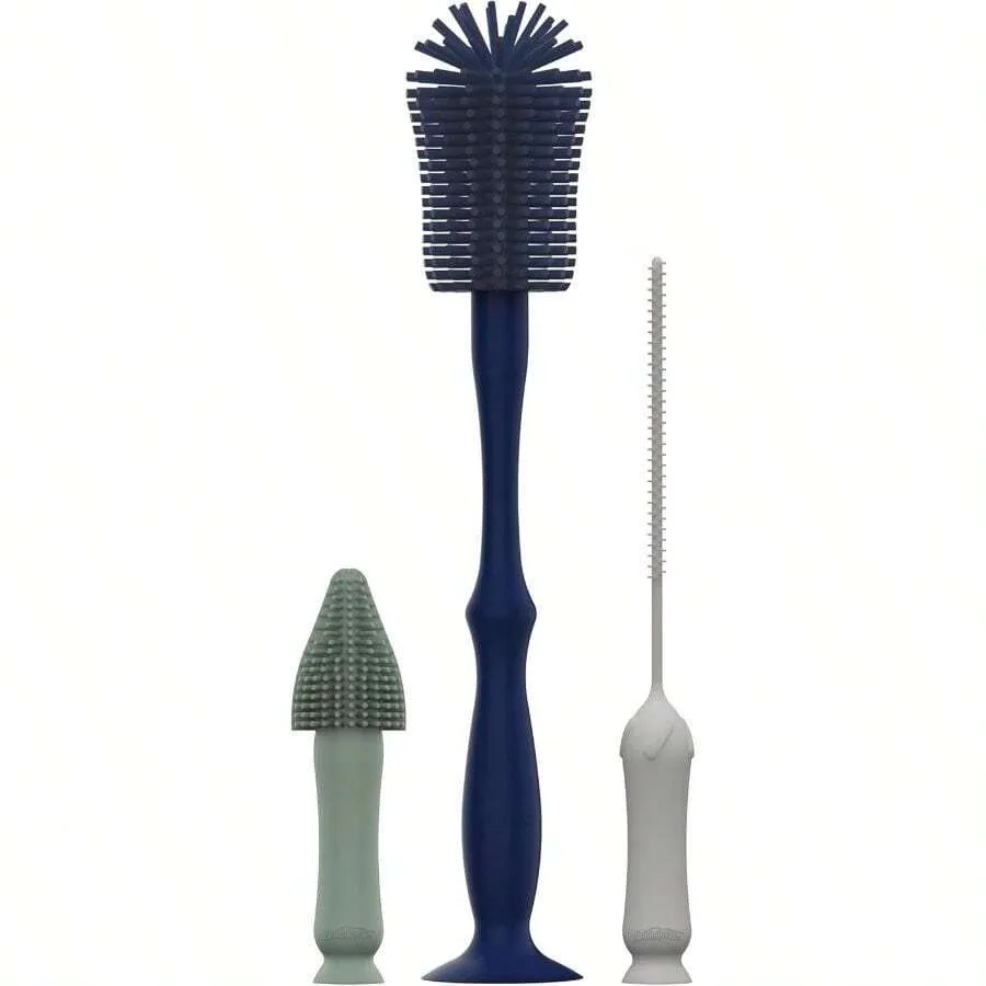 Silicone Cleaning Brush Set With Bottle, Spout, And Straw Brush, 3 Brushes To Clean Bottle Spout Nipple And Straw - 3-Pack
Silicone Cleaning Brush Set With Bottle, Spout, And Straw Brush, 3 Brushes To Clean Bottle Spout Nipple And Straw - 3-Pack