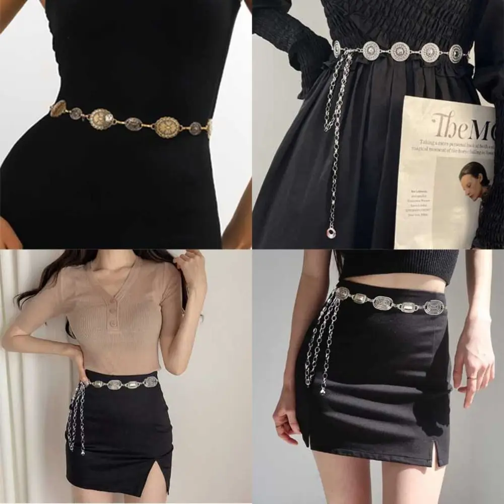 Women Metal Chain Waistband New Versatile Retro Metal Belly Belt Ethnic Style Dress Decoration Waist Chain Accessories
Women Metal Chain Waistband New Versatile Retro Metal Belly Belt Ethnic Style Dress Decoration Waist Chain Accessories