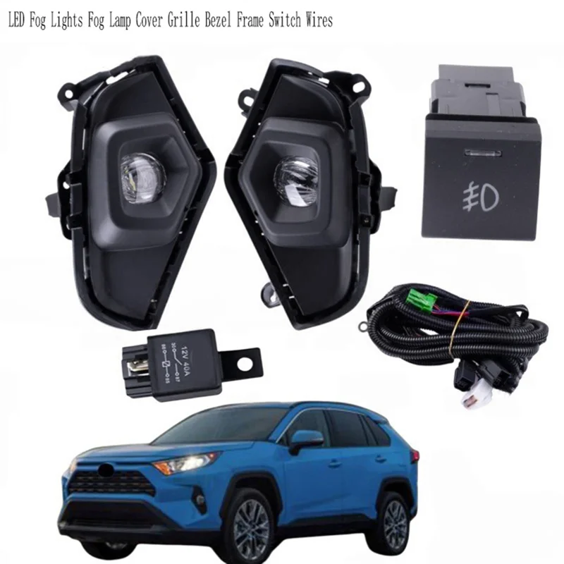 Cover Fog Lamp Headlight Grille Bezel Frame LED Fog Lights Switch Wires For Toyota RAV4 LE XLE RAV-4 2019-2024 US-A28K
Cover Fog Lamp Headlight Grille Bezel Frame LED Fog Lights Switch Wires For Toyota RAV4 LE XLE RAV-4 2019-2024 US-A28K