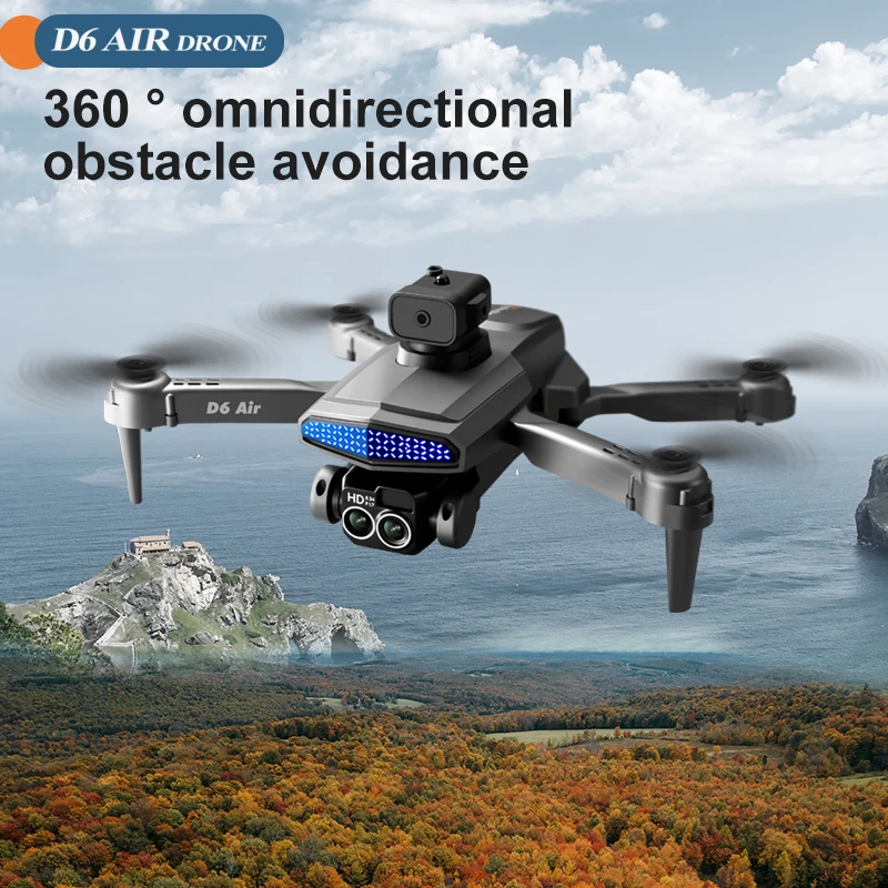 D6 Air Smart Camera Drone Foldable RC Quadcopter with Optical Flow Hover Easy Fly Outdoor Adventure Drone
D6 Air Smart Camera Drone Foldable RC Quadcopter with Optical Flow Hover Easy Fly Outdoor Adventure Drone