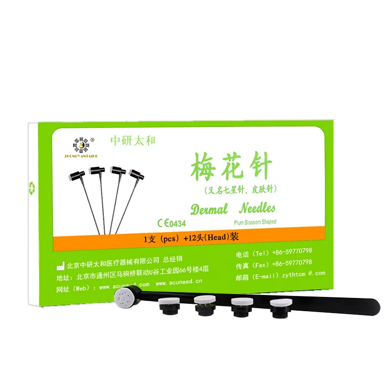 Zhongyantaihe Disposable Needle Beauty Massage Needle Dermal Needles with 12 Replacement Head Seven Stars Needle
Zhongyantaihe Disposable Needle Beauty Massage Needle Dermal Needles with 12 Replacement Head Seven Stars Needle