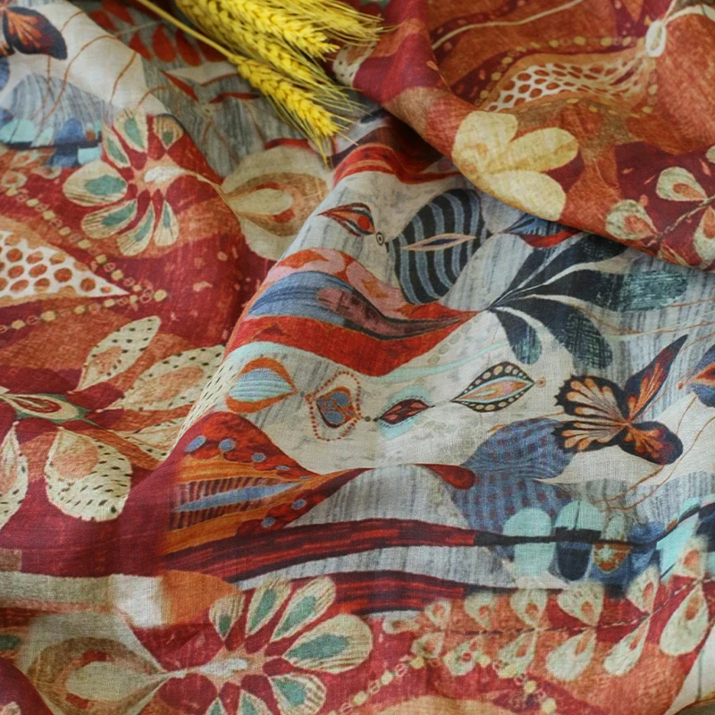 Качественная ткань рами, уникальная узорная печать, шитье юбки, Cheongsam, сумка «сделай сам», ткань
Качественная ткань рами, уникальная узорная печать, шитье юбки, Cheongsam, сумка «сделай сам», ткань