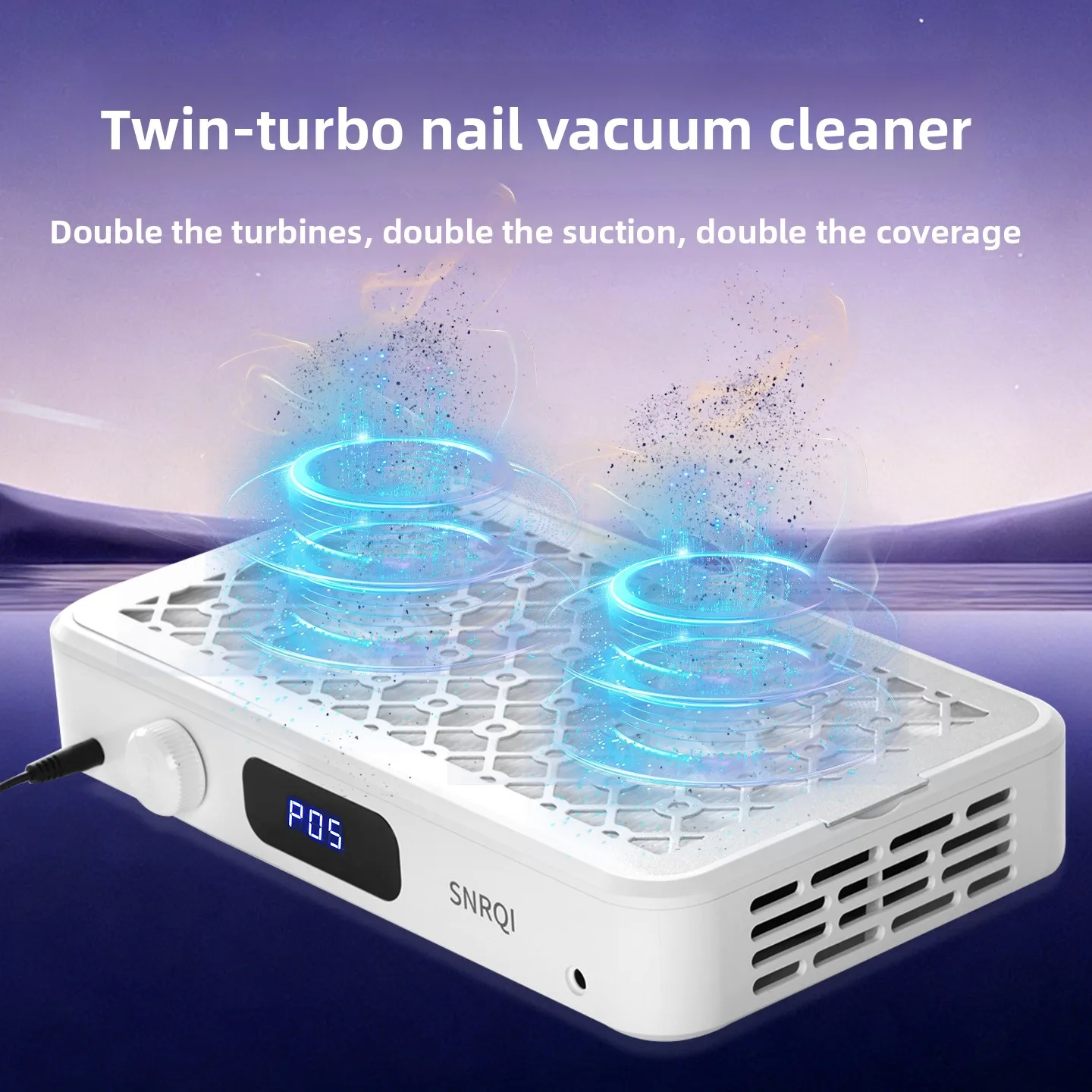 Powerful Nail Dust Extractor 2500/2800/3000/3300/3500rpm Speed Adjustable Brushless Twin Turbo Vacuum Nail Dust Collector
Powerful Nail Dust Extractor 2500/2800/3000/3300/3500rpm Speed Adjustable Brushless Twin Turbo Vacuum Nail Dust Collector