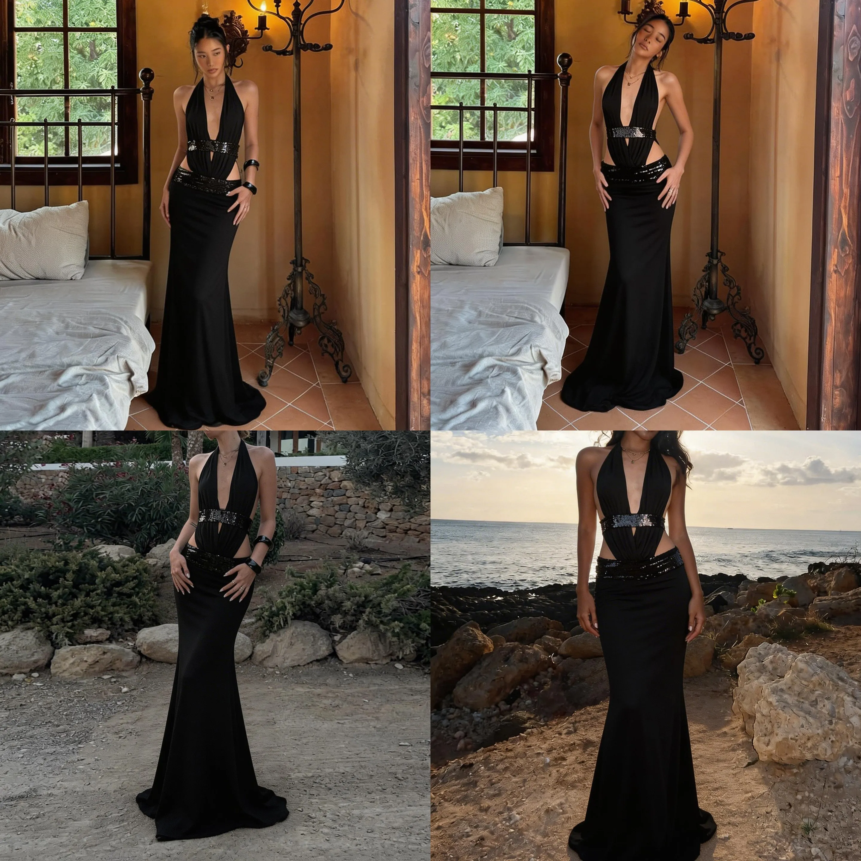 Elegant Halter Top Two Piece Set Women Summer Matching Skirt Suit Fashion Casual Blouse Tee Evening Dress
Elegant Halter Top Two Piece Set Women Summer Matching Skirt Suit Fashion Casual Blouse Tee Evening Dress