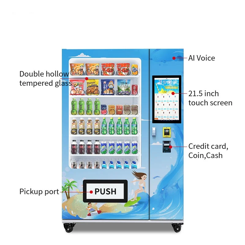 2025 24 Hours Self-service Smart Drinks And Snacks Vending Machine Drink Automat Vending Machine For Sale
2025 24 Hours Self-service Smart Drinks And Snacks Vending Machine Drink Automat Vending Machine For Sale