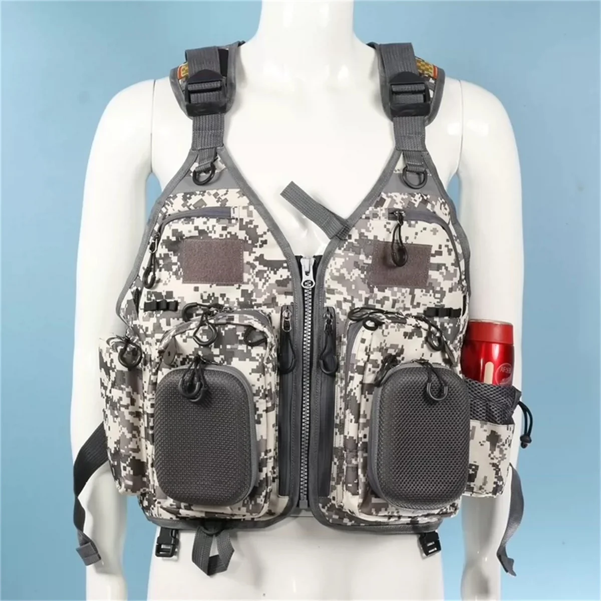 Adult One Size Multifunctional Luya Ji Fishing Suit Boat Sea Fishing Multi-Pocket Vest Fishing Vest
Adult One Size Multifunctional Luya Ji Fishing Suit Boat Sea Fishing Multi-Pocket Vest Fishing Vest