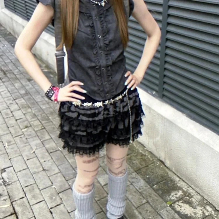 Винтажные рубашки с круглым вырезом Sweet Fungus, женские лето 2021, новые однобортные блузки Y2k, облегающие черные топы без рукавов Mujer
Винтажные рубашки с круглым вырезом Sweet Fungus, женские лето 2021, новые однобортные блузки Y2k, облегающие черные топы без рукавов Mujer