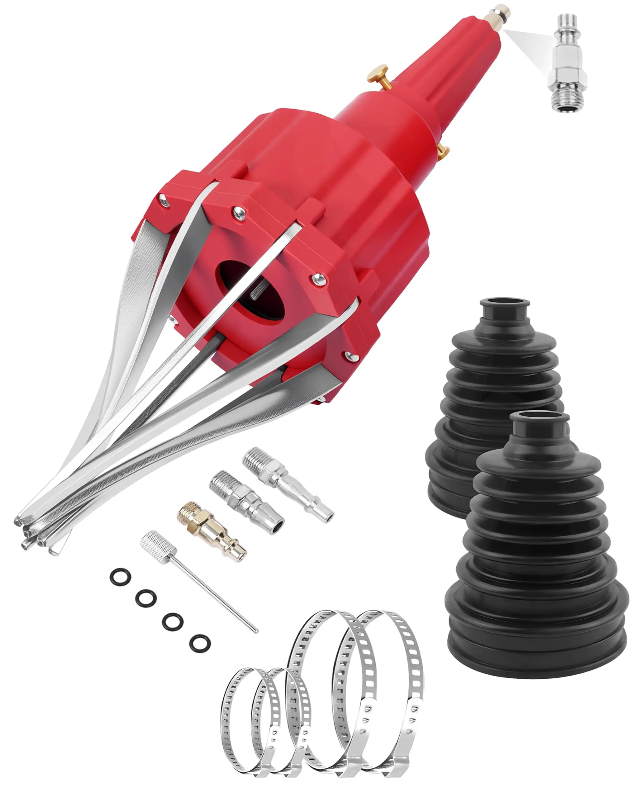 15PCS Pneumatic CV Joint Boot Expander Installer Removal Tool For Rubber Boots
15PCS Pneumatic CV Joint Boot Expander Installer Removal Tool For Rubber Boots