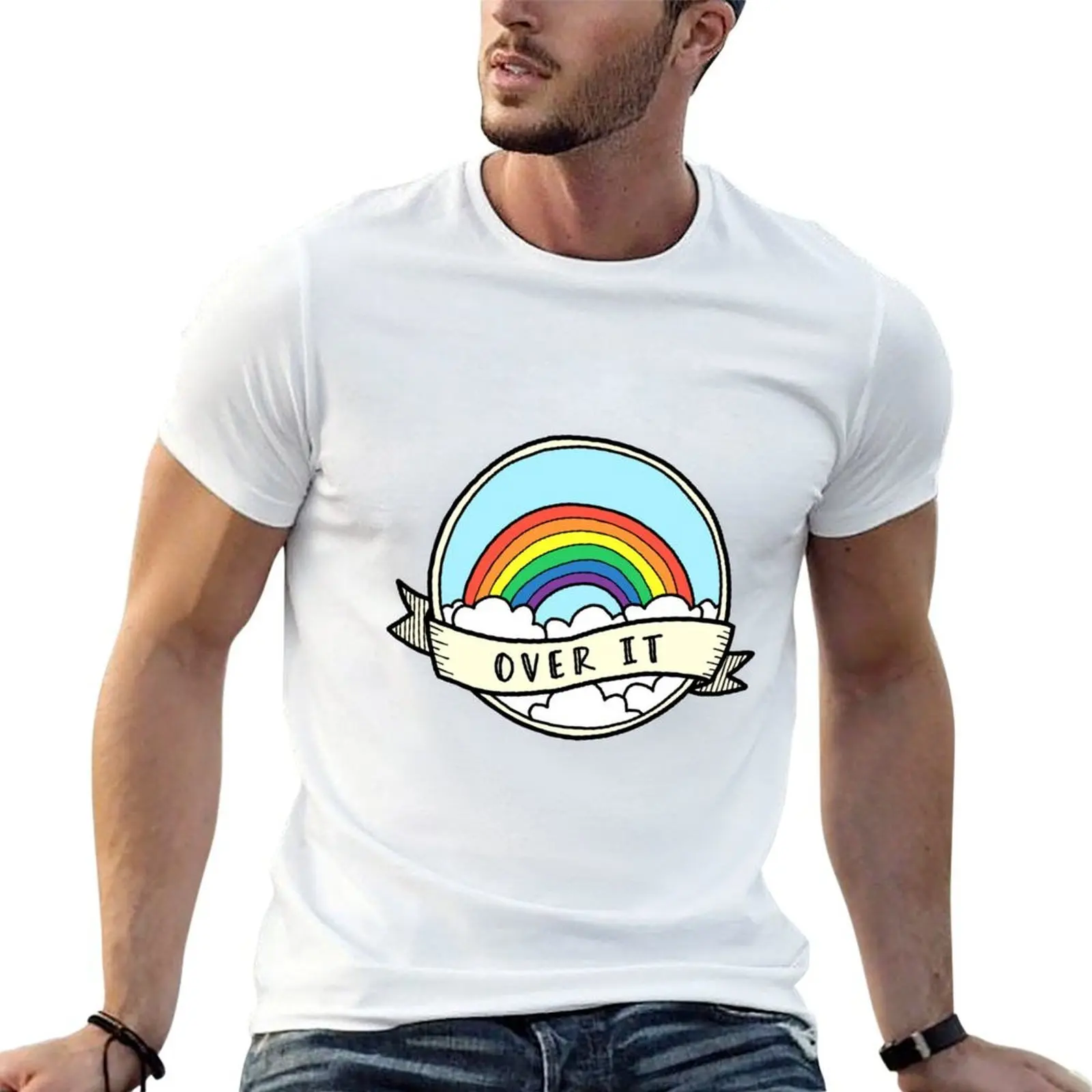 Over It Rainbow T-Shirt t shirt for man man t shirts graphic t shirts for man cotton soft T-shirt
Over It Rainbow T-Shirt t shirt for man man t shirts graphic t shirts for man cotton soft T-shirt