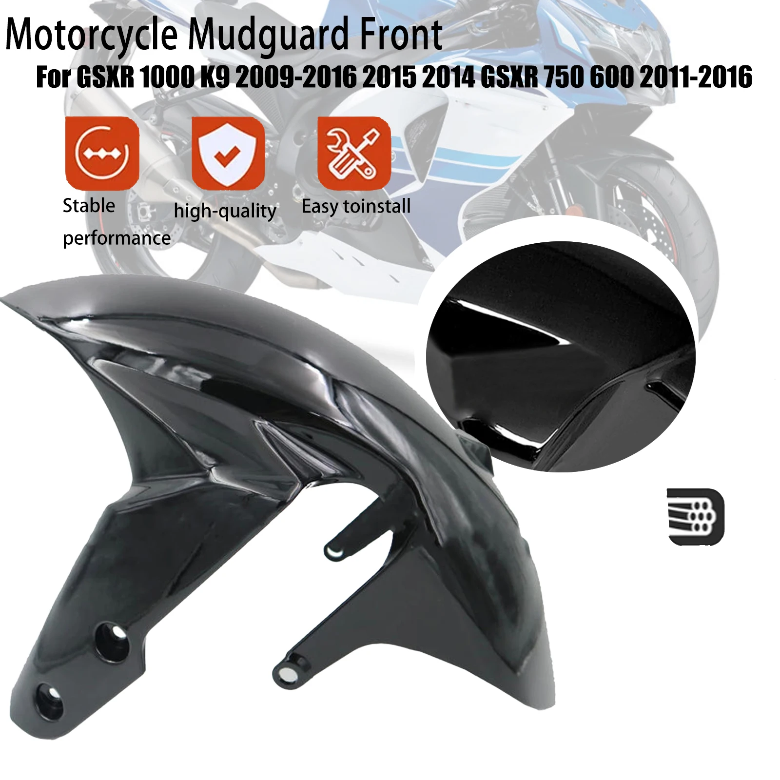 K9 Motorcycle Mudguard Front Tire Fender Fairings Accessories For SUZUKI GSXR 1000 K 9 2009-2016 GSXR 750 600 2011-2016
K9 Motorcycle Mudguard Front Tire Fender Fairings Accessories For SUZUKI GSXR 1000 K 9 2009-2016 GSXR 750 600 2011-2016