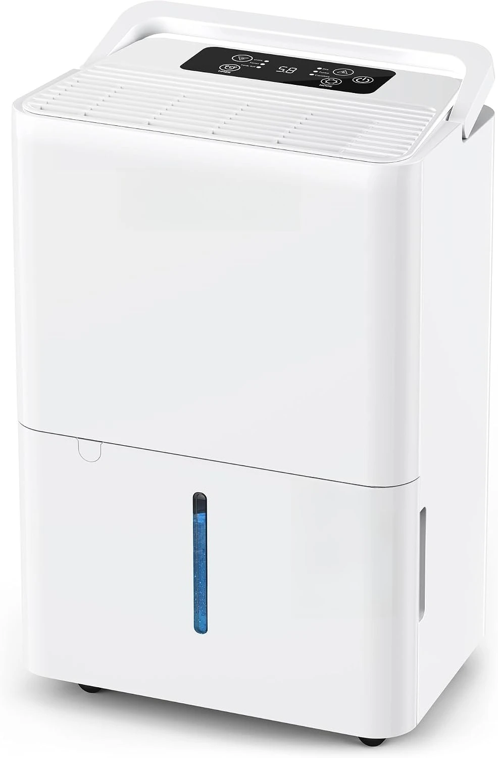 2,500 Sq. Ft.Dehumidifier , 4 Pre-Set Modes, Timer, Auto Defrost, Ideal for Bedroom with Ultra Quiet 36 dB, 0.39-Gallon Water Tank with Drain Hose
2,500 Sq. Ft.Dehumidifier , 4 Pre-Set Modes, Timer, Auto Defrost, Ideal for Bedroom with Ultra Quiet 36 dB, 0.39-Gallon Water Tank with Drain Hose