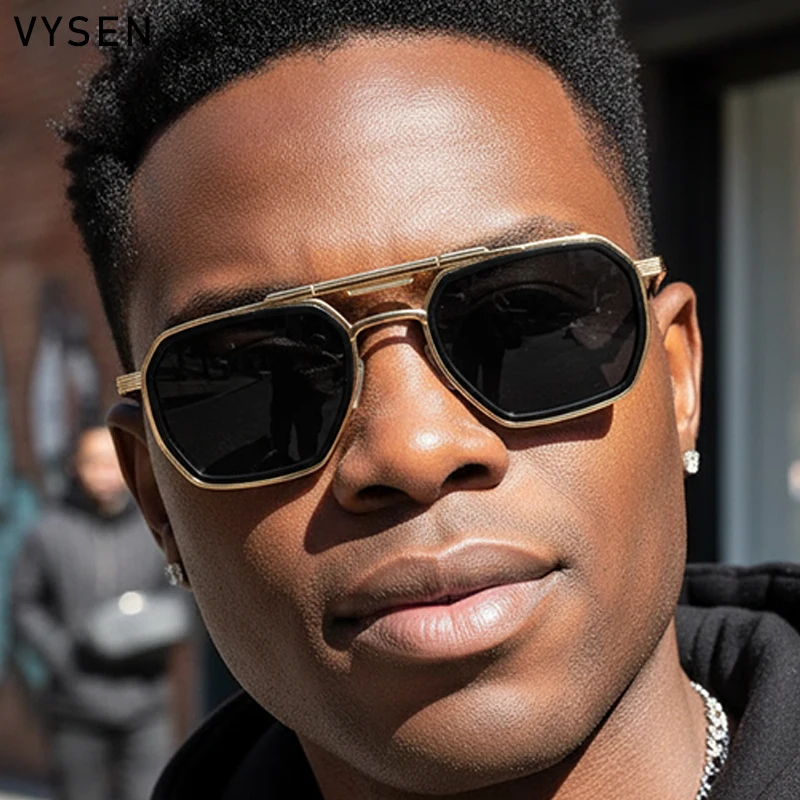 Small Frame Square Steampunk Polygon Sunglasses Men 2026 Luxury Brand Metal Double Beam Sun Glasses For Male Punk UV400 Eyewear
Small Frame Square Steampunk Polygon Sunglasses Men 2026 Luxury Brand Metal Double Beam Sun Glasses For Male Punk UV400 Eyewear