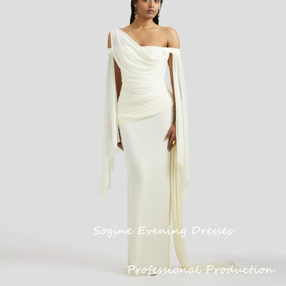 Customized Chiffon Off Shoulder Evening Dresses For Sexy Women Ruched Robes De Soirée Long Formal Occasion Cocktail Party Gowns
Customized Chiffon Off Shoulder Evening Dresses For Sexy Women Ruched Robes De Soirée Long Formal Occasion Cocktail Party Gowns