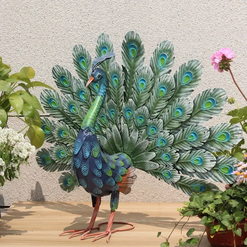 Outdoor garden courtyard decoration peacock open screen ornament landscape wrought iron animals large floor-to-ceiling balcony
Outdoor garden courtyard decoration peacock open screen ornament landscape wrought iron animals large floor-to-ceiling balcony