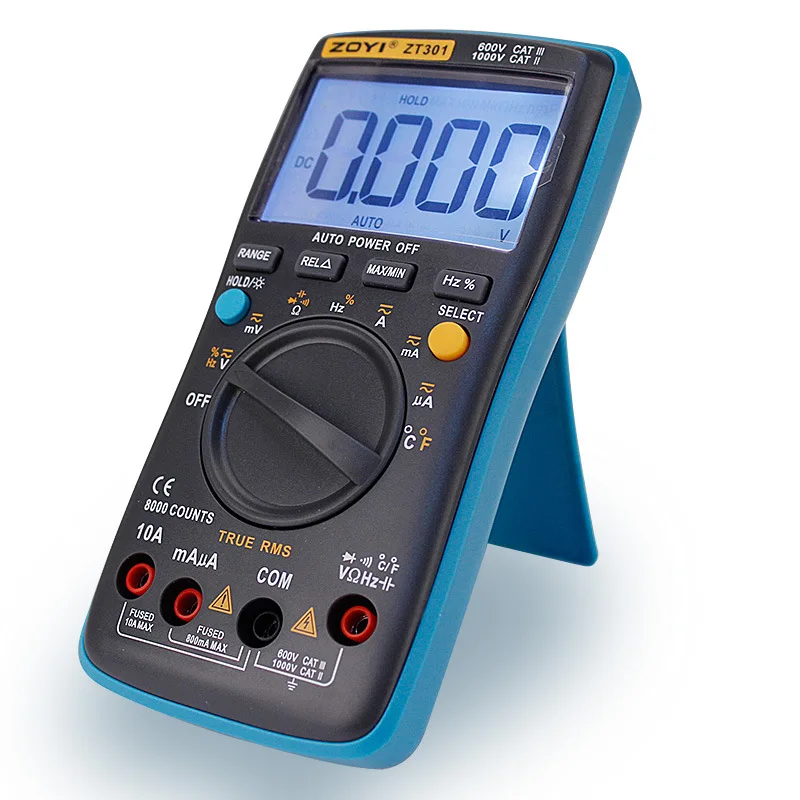 High Precision ZT301 Multitester Supporting REL/MAX-MIN Readout Current Input Rating for Laboratory Component Calibration Work
High Precision ZT301 Multitester Supporting REL/MAX-MIN Readout Current Input Rating for Laboratory Component Calibration Work