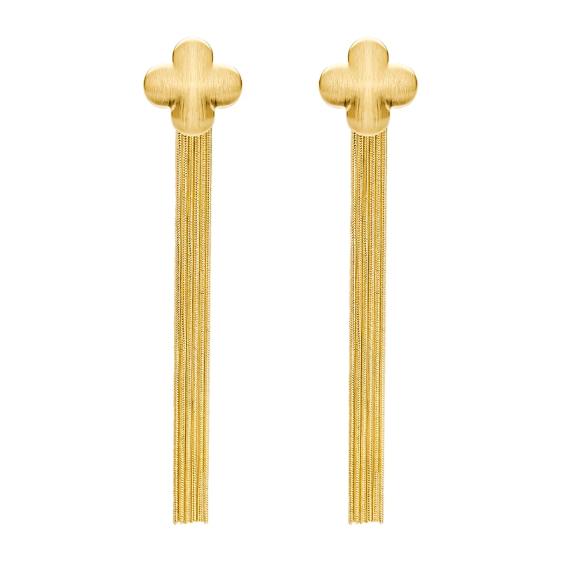 IVOG Fashion Jewelry 18K Gold Plated Drop Earrings Long Tassel Pendant Earrings Vintage Long Chain Tassel Earrings
IVOG Fashion Jewelry 18K Gold Plated Drop Earrings Long Tassel Pendant Earrings Vintage Long Chain Tassel Earrings