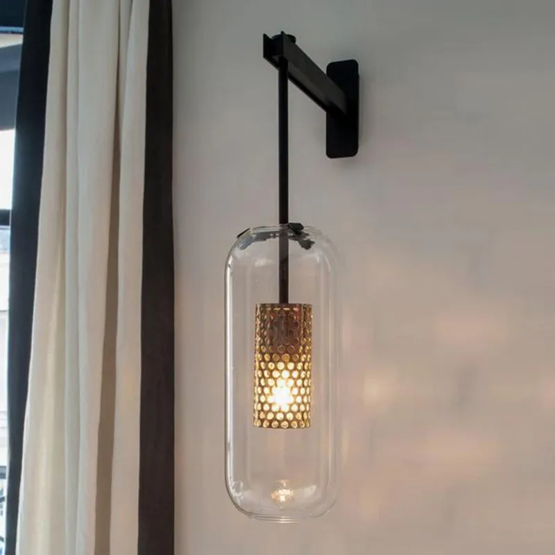 Retro industry wall lamp Nordic glass lamp E14 golden lamp for Bathroom Bedroom lamp corridor Home Kitchen Lamp Luminaire
Retro industry wall lamp Nordic glass lamp E14 golden lamp for Bathroom Bedroom lamp corridor Home Kitchen Lamp Luminaire