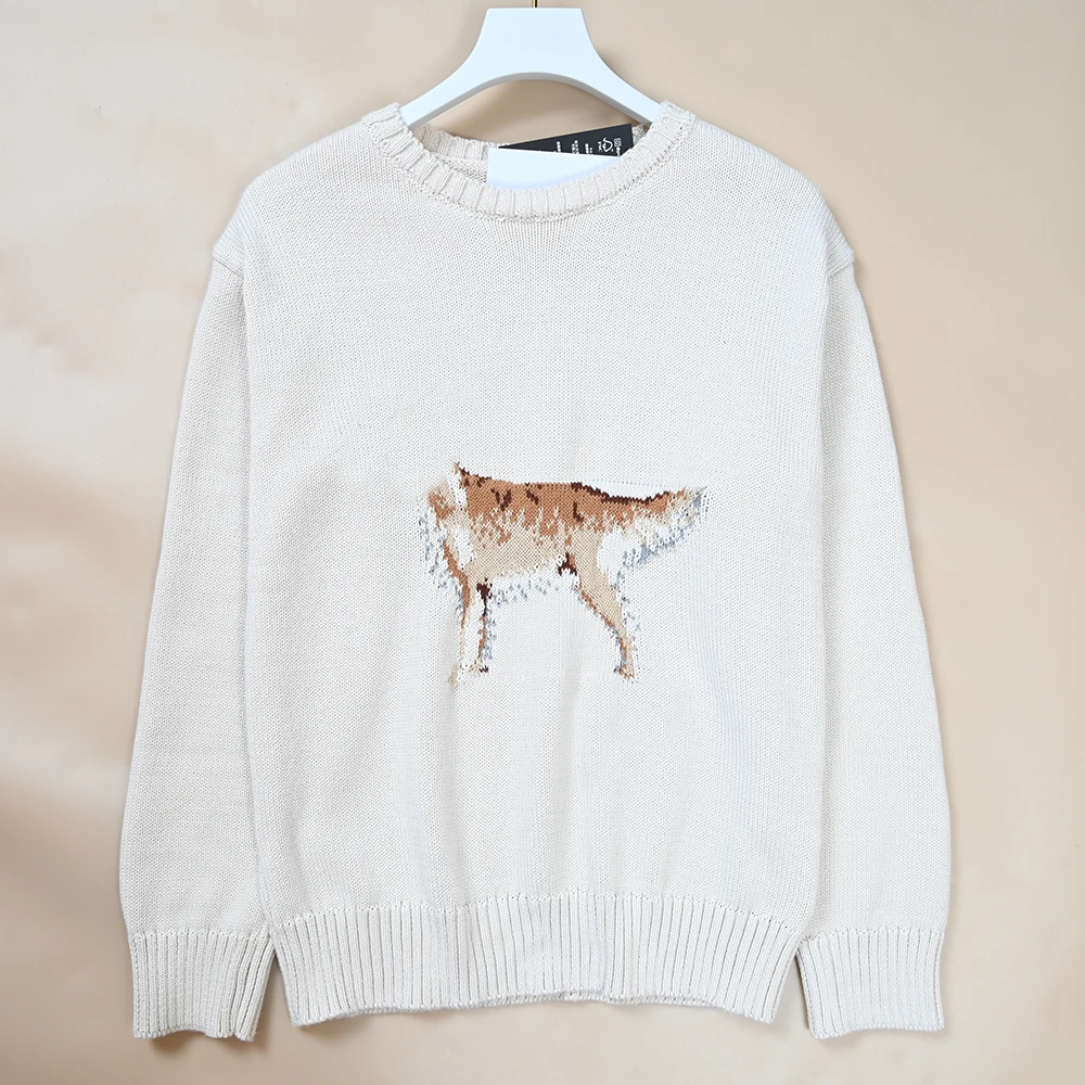 Новый весенний женский вязаный хлопковый свитер с длинным рукавом и круглым вырезом, универсальный, удобный, для повседневной носки, трикотаж.
Новый весенний женский вязаный хлопковый свитер с длинным рукавом и круглым вырезом, универсальный, удобный, для повседневной носки, трикотаж.