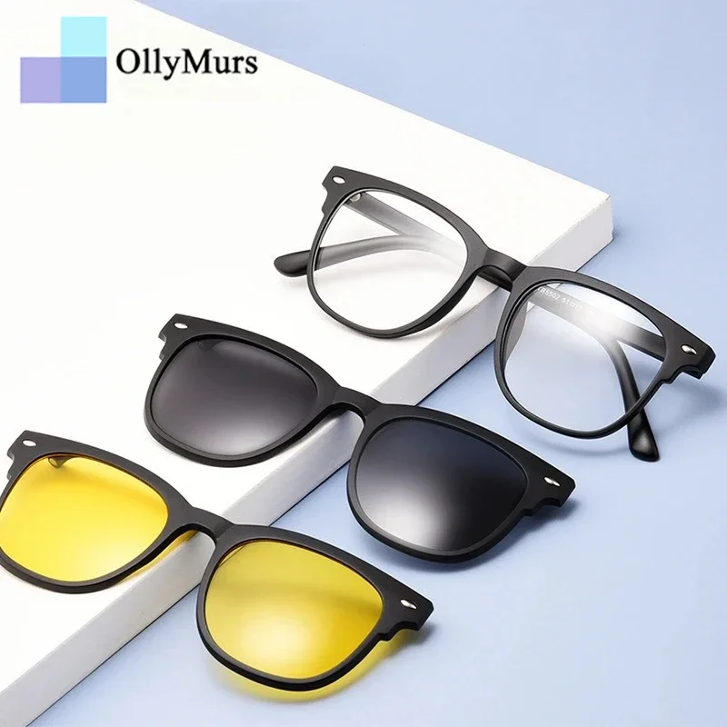 OLLYMURS Сверхлегкие TR90 дневные и ночные поляризационные откидные оптические магнитные очки двойного назначения для мужчин и женщин 5502R
OLLYMURS Сверхлегкие TR90 дневные и ночные поляризационные откидные оптические магнитные очки двойного назначения для мужчин и женщин 5502R