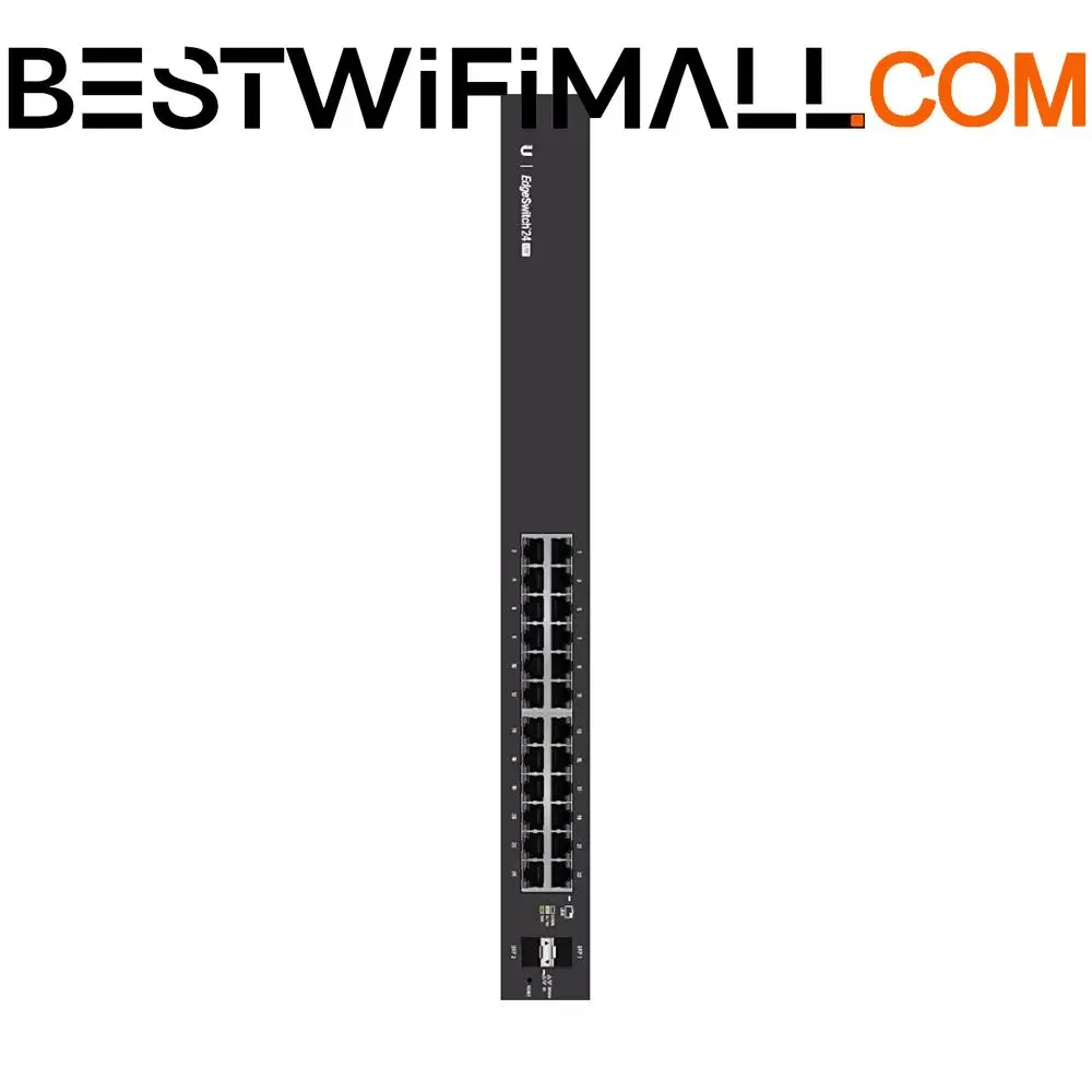 Ubiquiti Networks ES-24-LITE Edge Switch 24 Gigabit RJ45 Ports, With Mounts
Ubiquiti Networks ES-24-LITE Edge Switch 24 Gigabit RJ45 Ports, With Mounts
