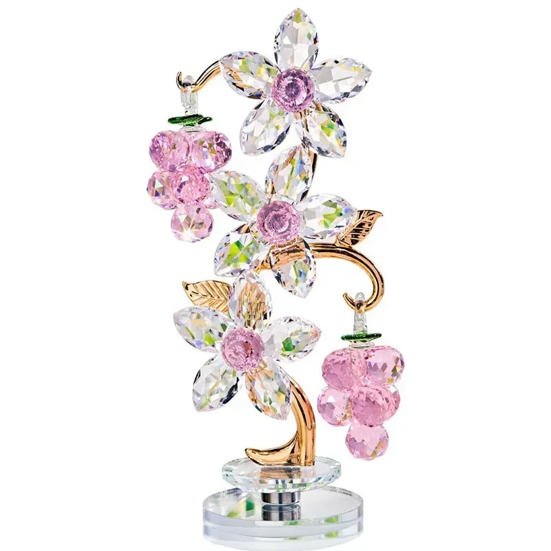 Crystal grape flower decorationhigh-end home ornamentscreative giftsof entrance TV cabinet decora wine cabinet for living room
Crystal grape flower decorationhigh-end home ornamentscreative giftsof entrance TV cabinet decora wine cabinet for living room
