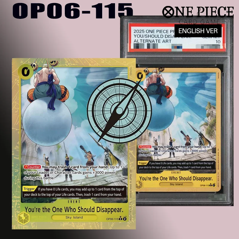 Diy 2025 One Piece Prb02-Premium Booster -One Piece Card The Best- Vol.2 #115 You/should Disappear. Alternate Art Card
Diy 2025 One Piece Prb02-Premium Booster -One Piece Card The Best- Vol.2 #115 You/should Disappear. Alternate Art Card