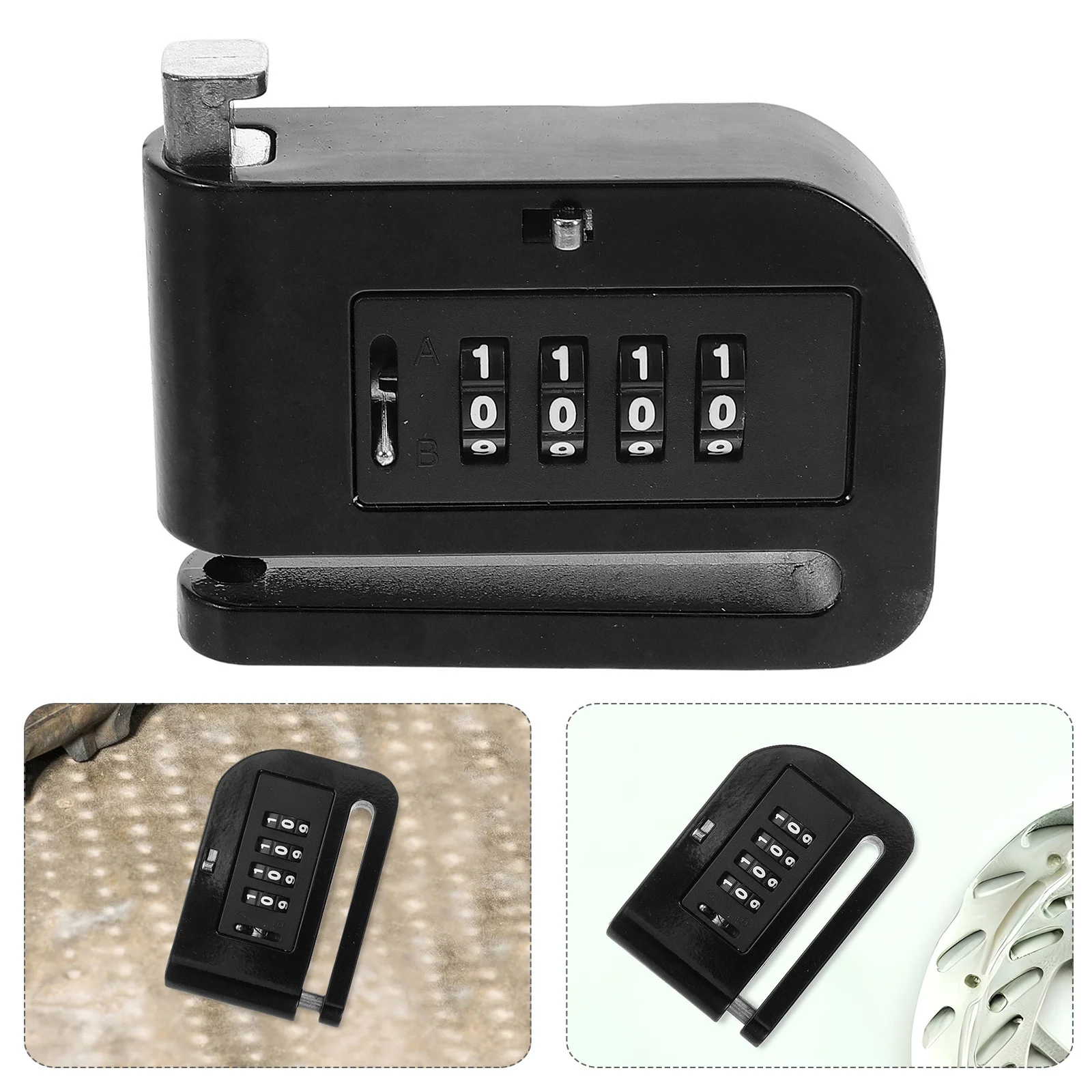 Bicycle Disc Brake Lock with 4-Digit Code Heavy Duty Portable Lock for E-Bike Motorbike Anti-Theft Protection Lightweight
Bicycle Disc Brake Lock with 4-Digit Code Heavy Duty Portable Lock for E-Bike Motorbike Anti-Theft Protection Lightweight