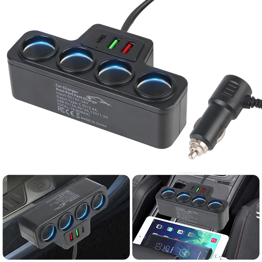 Автомобильное зарядное устройство, адаптер-сплиттер QC3.0 + PD3.1A для телефона IPad, многофункциональный USB-адаптер для быстрой зарядки, автомобильные аксессуары 120 Вт, 12 В, 24 В
Автомобильное зарядное устройство, адаптер-сплиттер QC3.0 + PD3.1A для телефона IPad, многофункциональный USB-адаптер для быстрой зарядки, автомобильные аксессуары 120 Вт, 12 В, 24 В