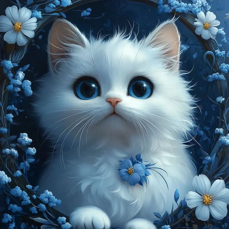 CHENISTORY Full Diamond Mosaic Cat 5D Diamond Painting Animals Cross Stitch Kits Embroidery Needlework Sets Home Supplies
CHENISTORY Full Diamond Mosaic Cat 5D Diamond Painting Animals Cross Stitch Kits Embroidery Needlework Sets Home Supplies