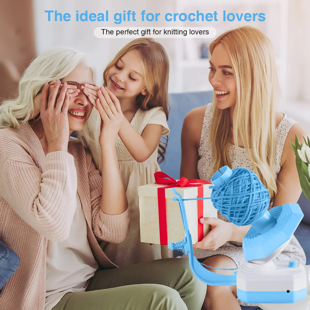 Yarn Winder Automatic Yarn Spinner USB Plug In Sewing Accessories (Blue)
Yarn Winder Automatic Yarn Spinner USB Plug In Sewing Accessories (Blue)