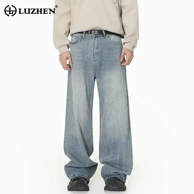 LUZHEN 2026 New Original Vintage Loose Straight Denim Pants Men's Trendy High Quality Simple Style Wide Leg Casual Jeans JY6622
LUZHEN 2026 New Original Vintage Loose Straight Denim Pants Men's Trendy High Quality Simple Style Wide Leg Casual Jeans JY6622