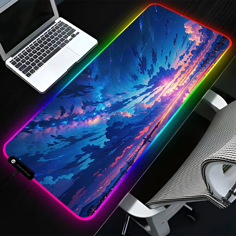 RGB светодиодный коврик для мыши, резиновый HD коврик для мыши с рисунком, игровой коврик, аксессуары для ПК, настольный коврик, нескользящий коврик с небесными облаками, настольный коврик, офисный коврик для клавиатуры
RGB светодиодный коврик для мыши, резиновый HD коврик для мыши с рисунком, игровой коврик, аксессуары для ПК, настольный коврик, нескользящий коврик с небесными облаками, настольный коврик, офисный коврик для клавиатуры