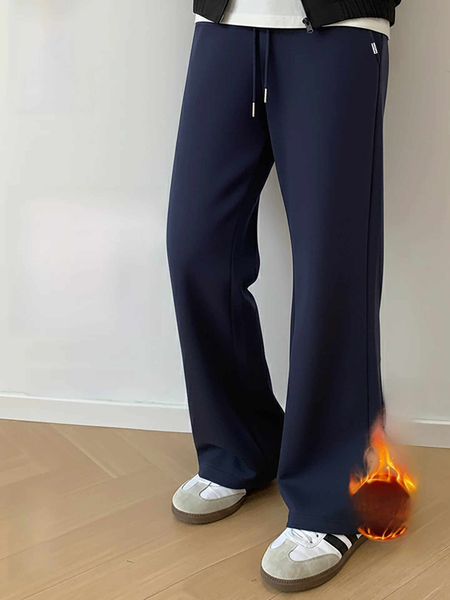 Men's Fce Lined Casual Pants Straight Leg Loose Fit Autumn Winter Thiened American Sle Leisure Trousers
Men's Fce Lined Casual Pants Straight Leg Loose Fit Autumn Winter Thiened American Sle Leisure Trousers