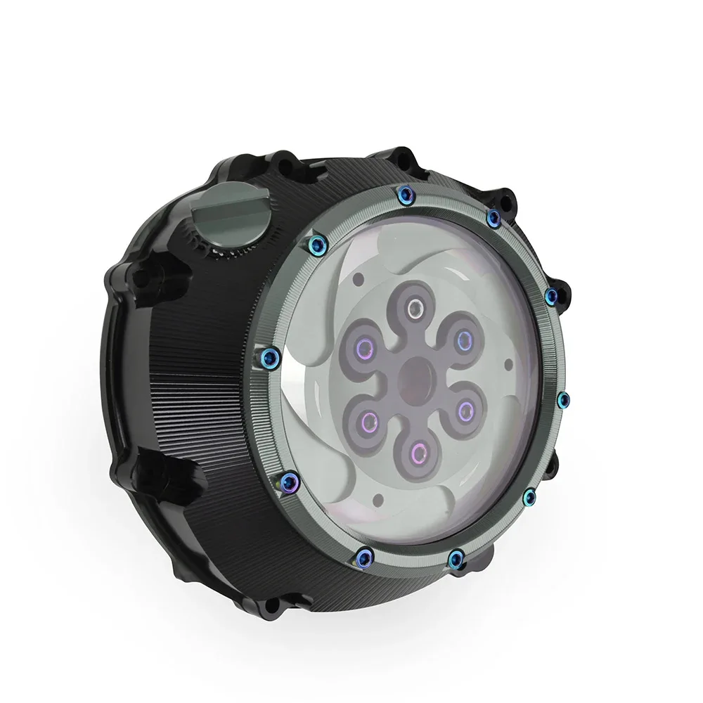 Applicable to BMW S1000RR S1000R 11-18 years, transparent clutch cover, modified CNC engine side cover
Applicable to BMW S1000RR S1000R 11-18 years, transparent clutch cover, modified CNC engine side cover