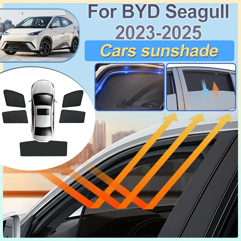 For BYD Seagull Accessories 2023 2024 2025 Dolphin Surf Car Side Window Sunshade Magnetic Curtain Mesh Sun Visor Cover Auto Part
For BYD Seagull Accessories 2023 2024 2025 Dolphin Surf Car Side Window Sunshade Magnetic Curtain Mesh Sun Visor Cover Auto Part