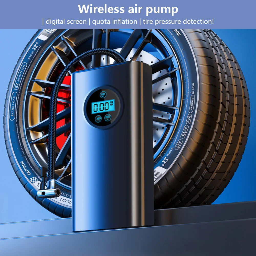 150PSI Cordless Air Pump | Fast Inflation for Car/Motorcycle/Bike Tires | Overheat Protection &Portable Rechargeable
150PSI Cordless Air Pump | Fast Inflation for Car/Motorcycle/Bike Tires | Overheat Protection &Portable Rechargeable