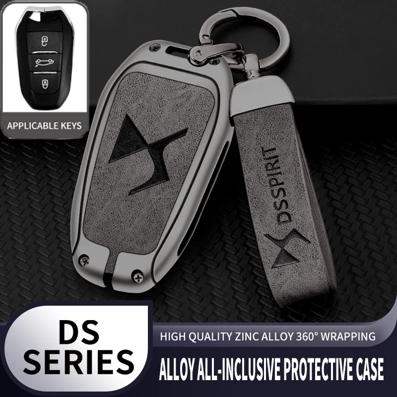 Leather Car Remote Key Case Cover For DS DS7 DS5 DS6 DS9 New Energy DS4 Dias Auto Key Protective Bag Keyless Auto Accessories
Leather Car Remote Key Case Cover For DS DS7 DS5 DS6 DS9 New Energy DS4 Dias Auto Key Protective Bag Keyless Auto Accessories