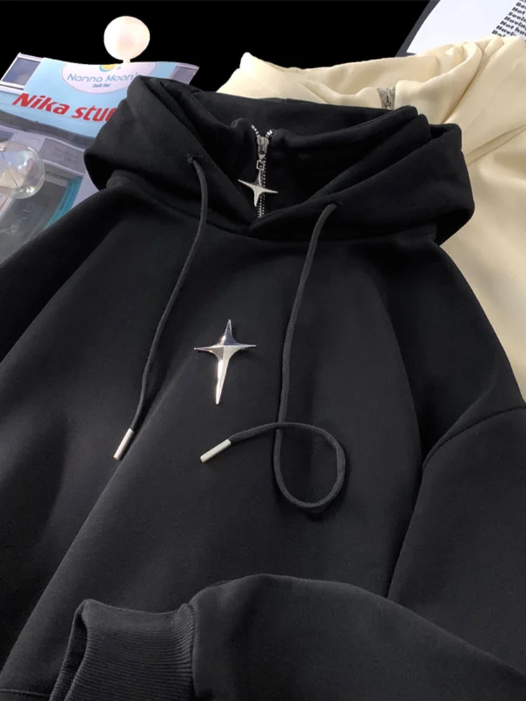 Street Sle Men's Hoodie Jaet Spring Autumn f Zip Cross High Street Loose Fit Casual Wear Polyester Fiber 00%
Street Sle Men's Hoodie Jaet Spring Autumn f Zip Cross High Street Loose Fit Casual Wear Polyester Fiber 00%