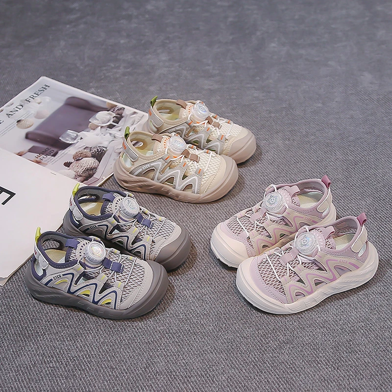 Kids Sports Sandals Rotating Button Children Casual Shoes Mesh Breathable 2026 Summer New Boys Girls Fashion Shoes Soft Sole
Kids Sports Sandals Rotating Button Children Casual Shoes Mesh Breathable 2026 Summer New Boys Girls Fashion Shoes Soft Sole