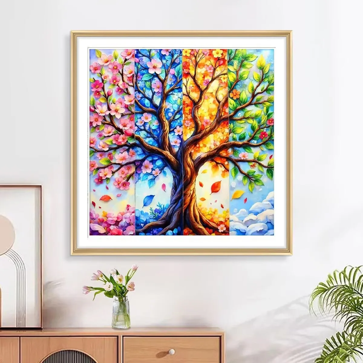 9CT 11CT Four Seasons Tree Embroidery DIY Chinese Style Printed Kits Cross Stitch Thread Needlework Sets Home Crafts
9CT 11CT Four Seasons Tree Embroidery DIY Chinese Style Printed Kits Cross Stitch Thread Needlework Sets Home Crafts