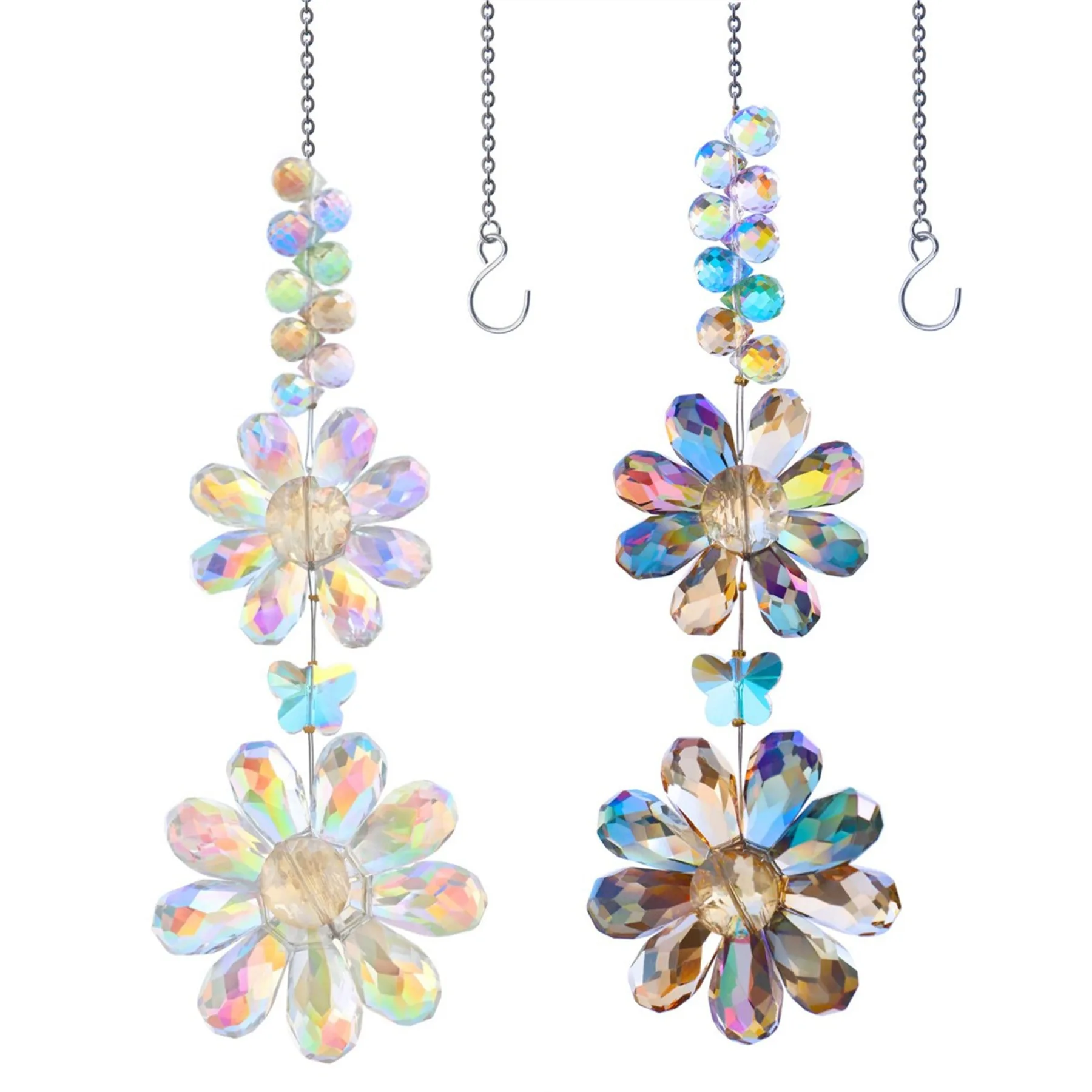 Crystal Flower Suncatcher Window Hanging Ornament Rainbow Maker Sun Catcher Indoor Outdoor Patio Garden Decor Crystal Gift
Crystal Flower Suncatcher Window Hanging Ornament Rainbow Maker Sun Catcher Indoor Outdoor Patio Garden Decor Crystal Gift