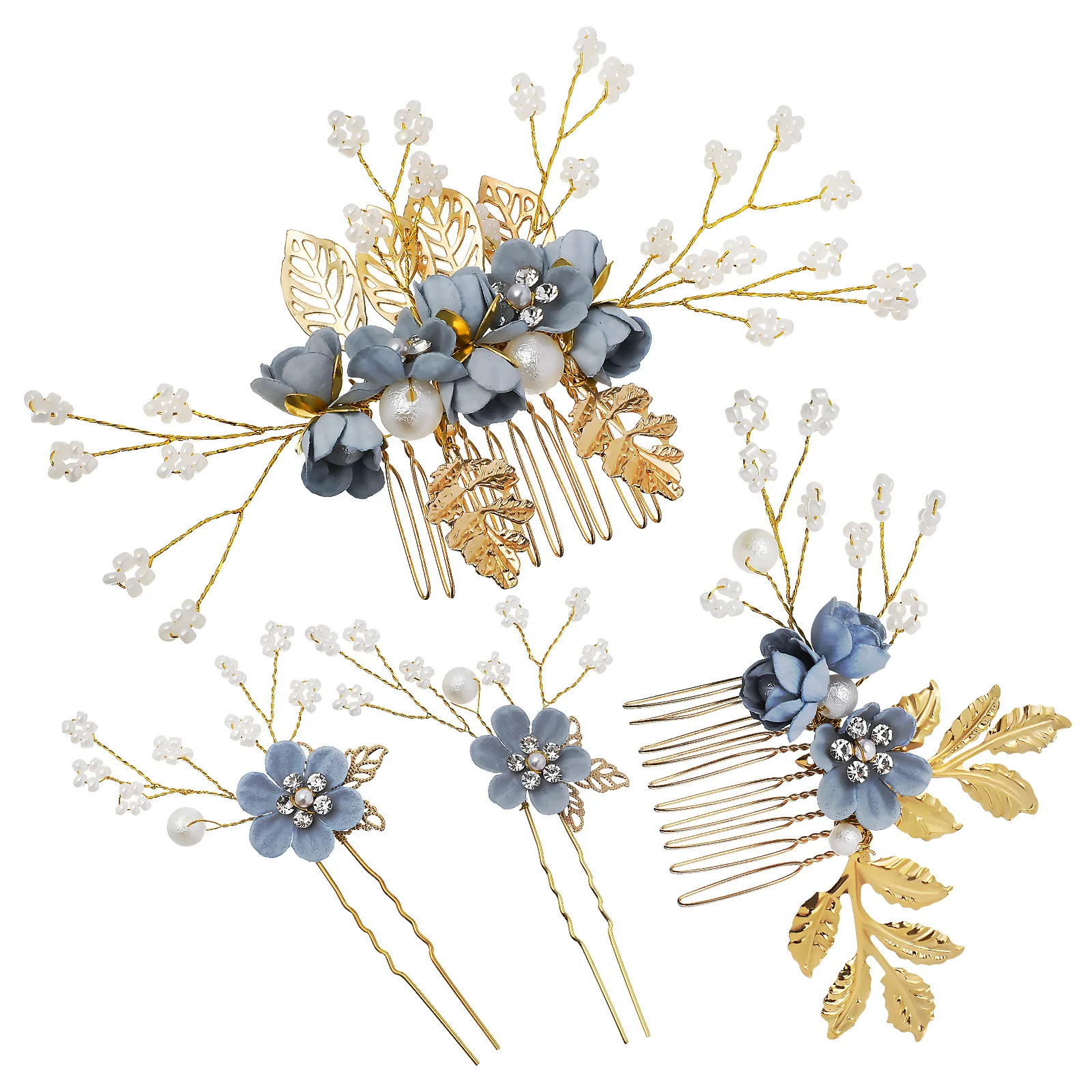 Comb Side Combs Artificial Flowers Rhinestones Hair Accessories Wedding Bridal Banquet Prom U Shaped Decorative
Comb Side Combs Artificial Flowers Rhinestones Hair Accessories Wedding Bridal Banquet Prom U Shaped Decorative