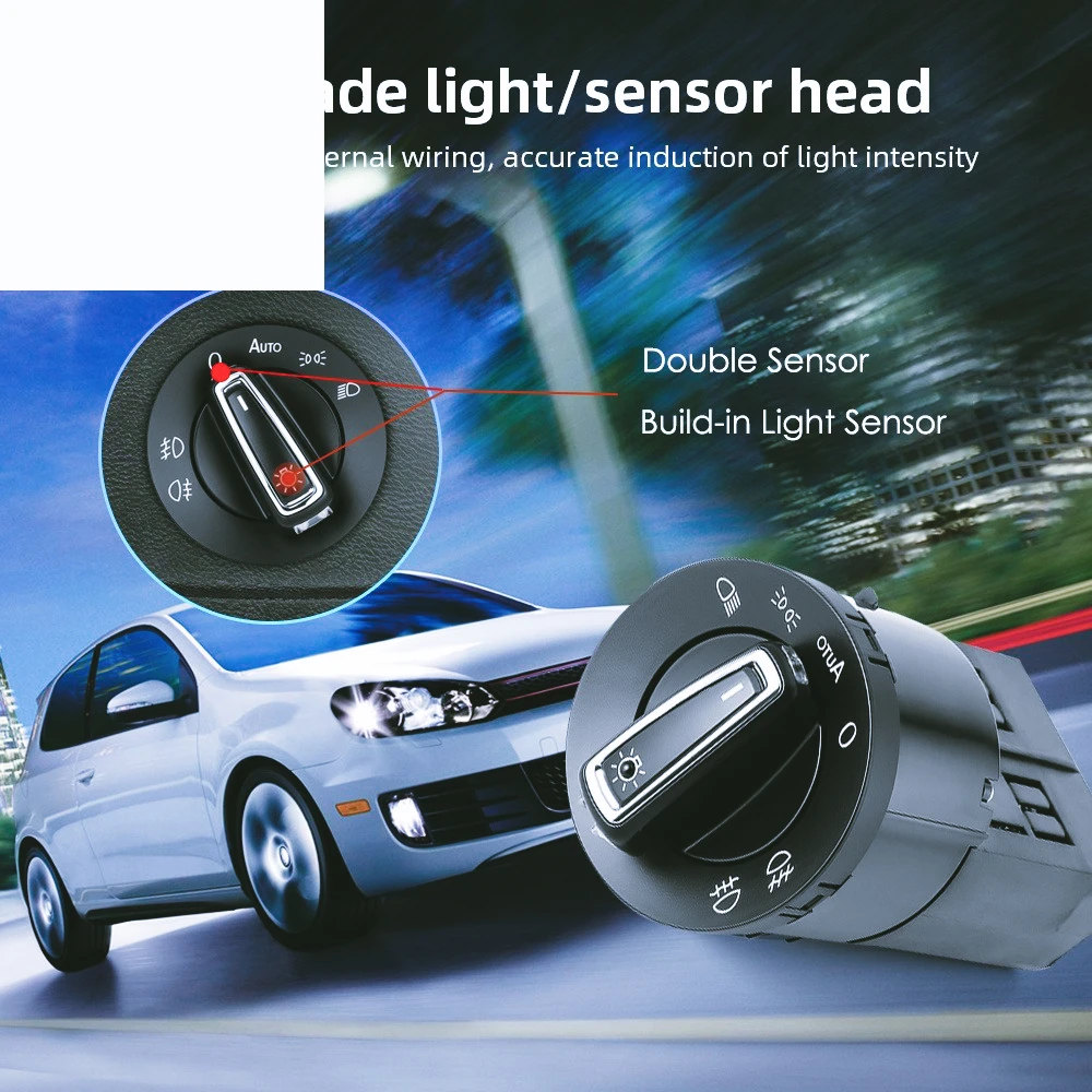 DB-El interruptor control l faro Volkswagen Polo tiene un sensor incorporado con fondo blanco 2002 - 2018 2019 - 2024 3bd94153
DB-El interruptor control l faro Volkswagen Polo tiene un sensor incorporado con fondo blanco 2002 - 2018 2019 - 2024 3bd94153